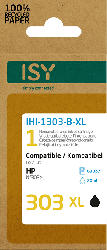 ISY IHI-1303-B-XL wiederaufbereitete Tintenpatrone ersetzt HP303XL black; wiederaufbereitete Tonerpatrone