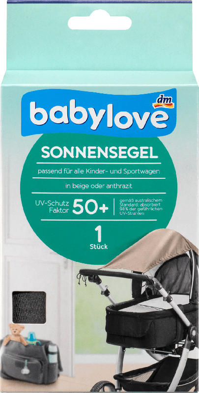 babylove Sonnensegel, anthrazit