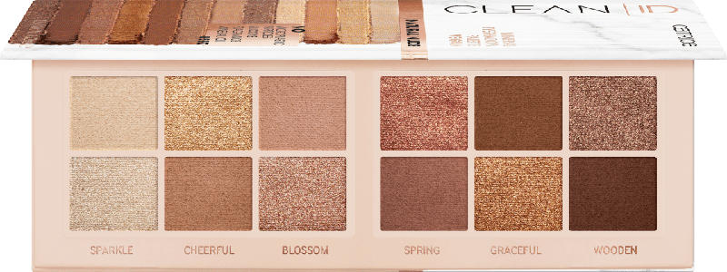 Catrice Lidschattenpalette Clean ID Mineral Natural Nude & Gold 010