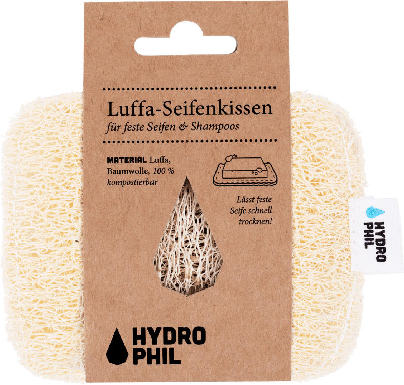 Hydrophil Luffa-Seifenablage