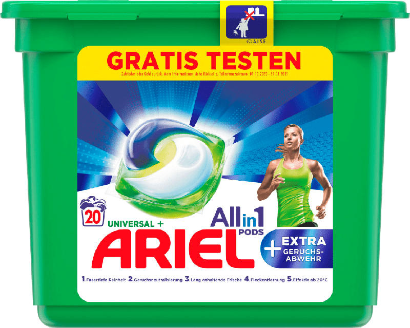ARIEL Vollwaschmittel Pods Extra Geruchsabwehr