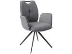 Chaise BENAT tissu gris