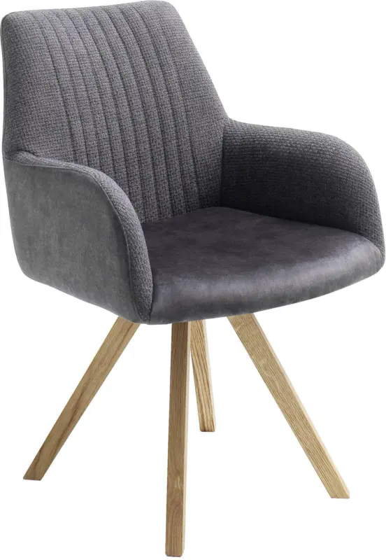 Armlehntstuhl in Anthrazit