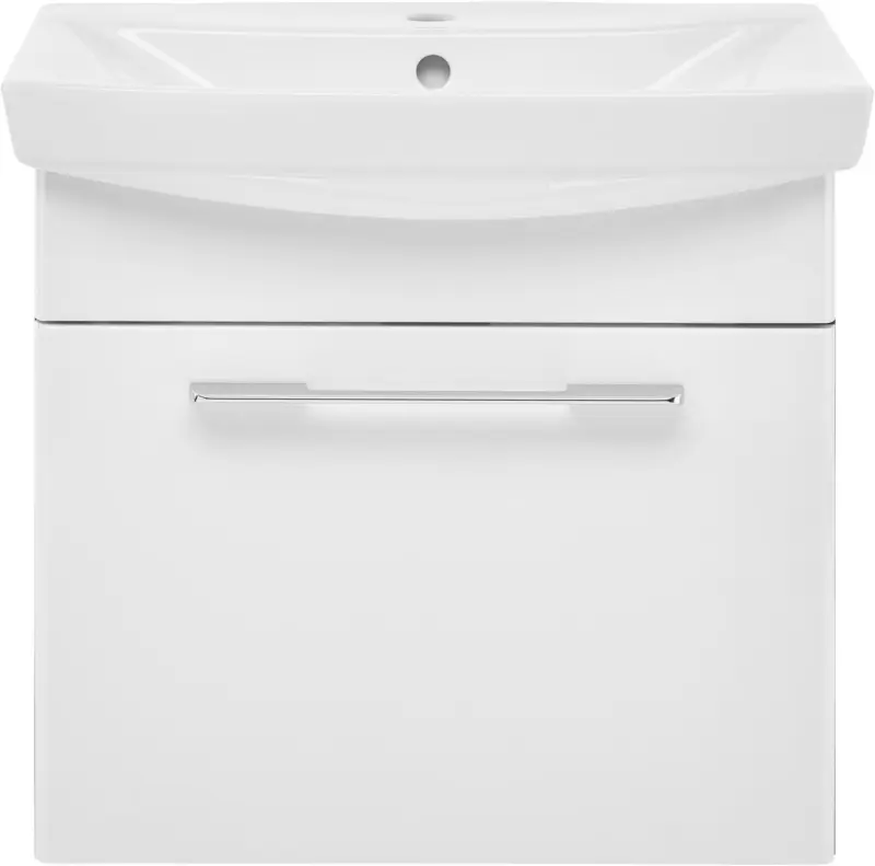 Waschtischkombi in Weiß Hochglanz
