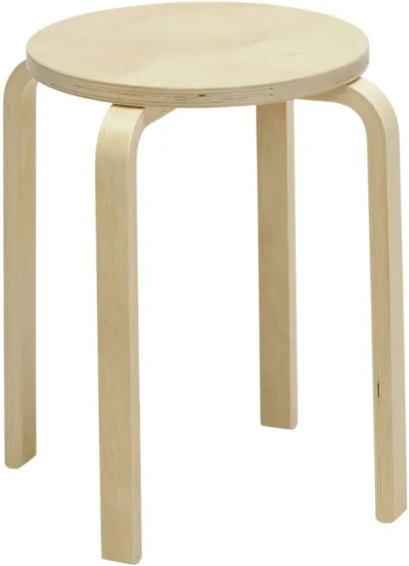 Stapelhocker aus Birke