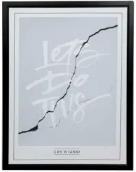 Bild Joey in Blau/Weiß ca. 40x50cm