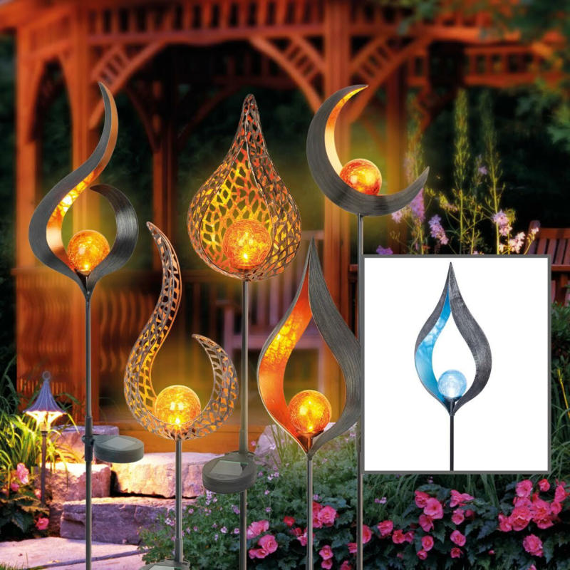 LED-Solarleuchte Flame Svante