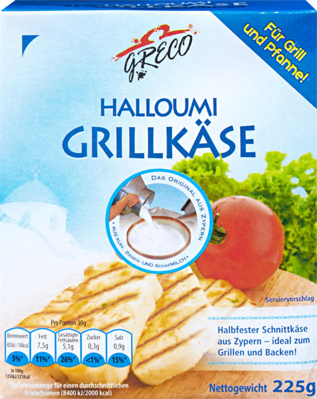 Fromage à griller Halloumi Greco, 225 g
