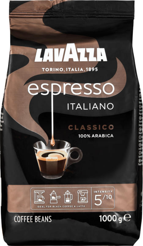 Lavazza Kaffee Espresso Italiano Classico, Bohnen, 1 kg