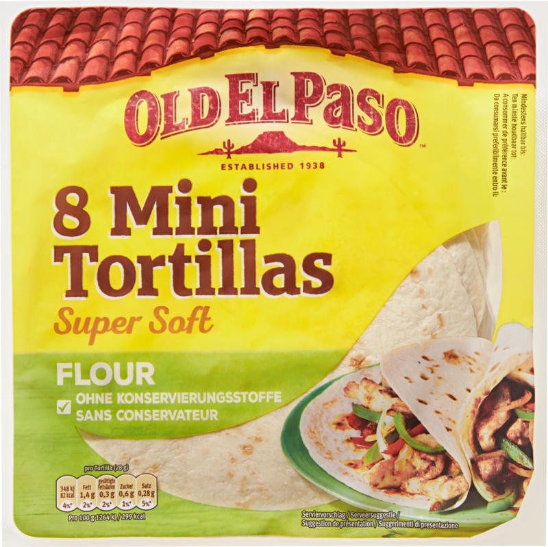 Old El Paso Mini Tortillas, 220 g