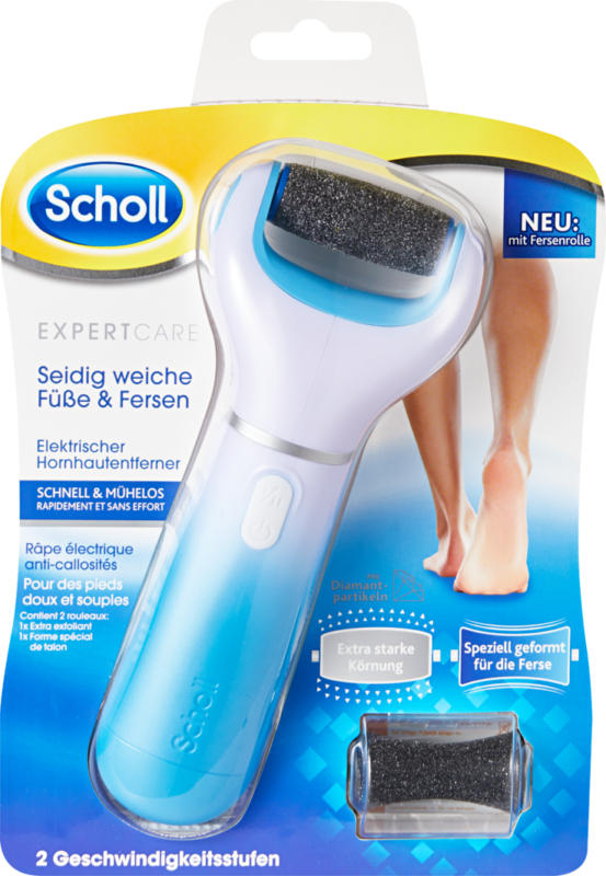 Rullo elettrico anticallosità Expert Care Scholl, Blu, 1 pezzo