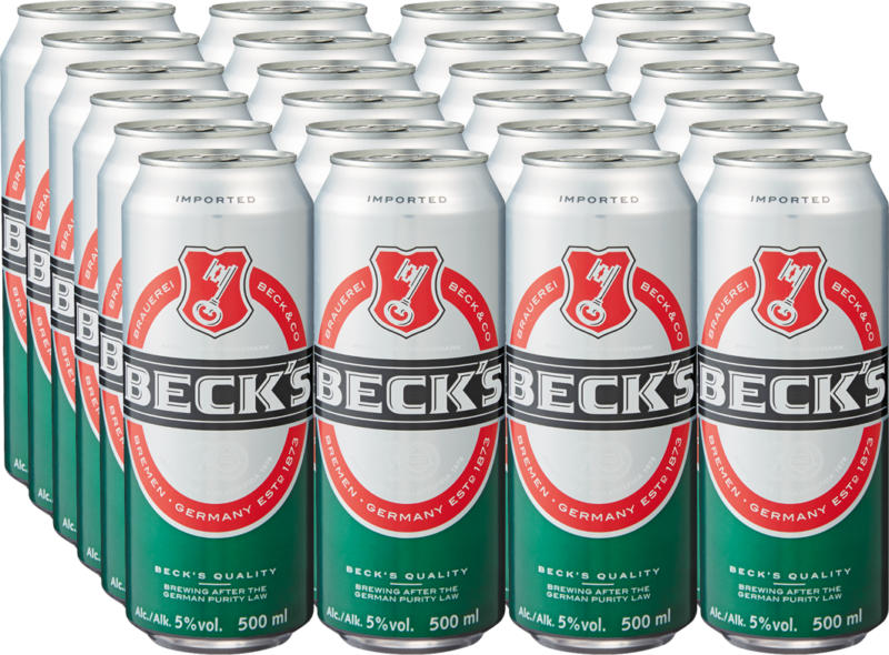 Birra Beck's, 24 x 50 cl