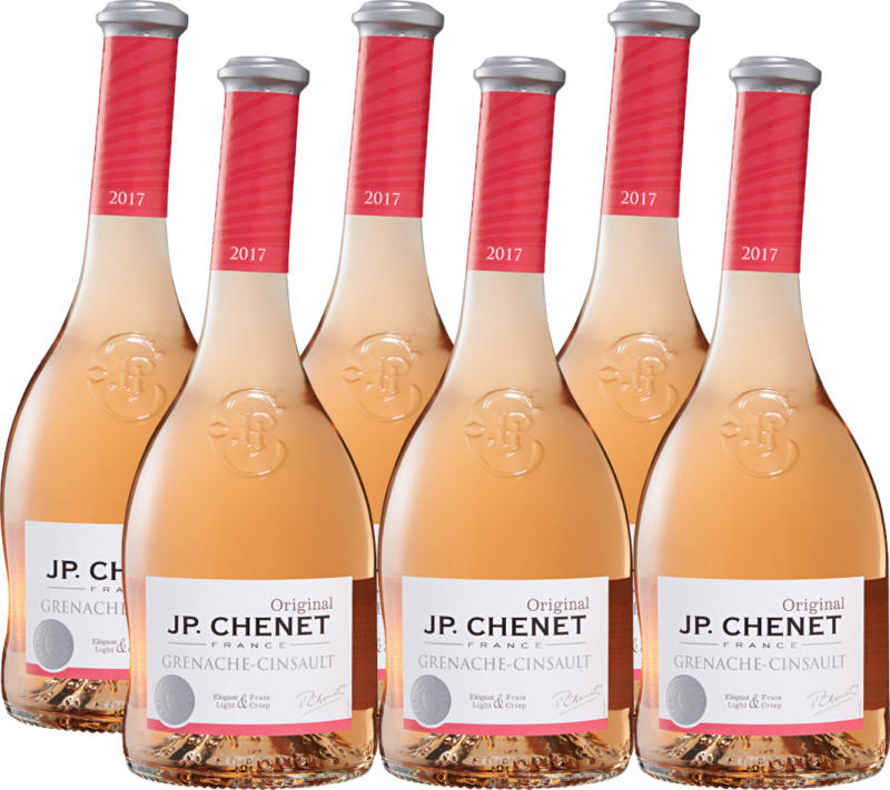 JP. Chenet Grenache/Cinsault Rosé Pays d’Oc IGP, 2020, Linguadoca-Rossiglione, Francia, 6 x 75 cl