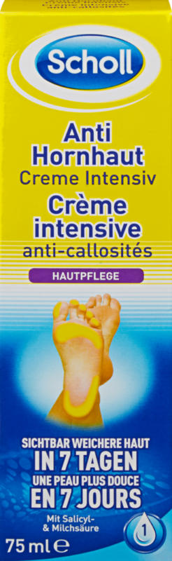 Scholl Creme Intensiv Anti-Hornhaut, 75 ml