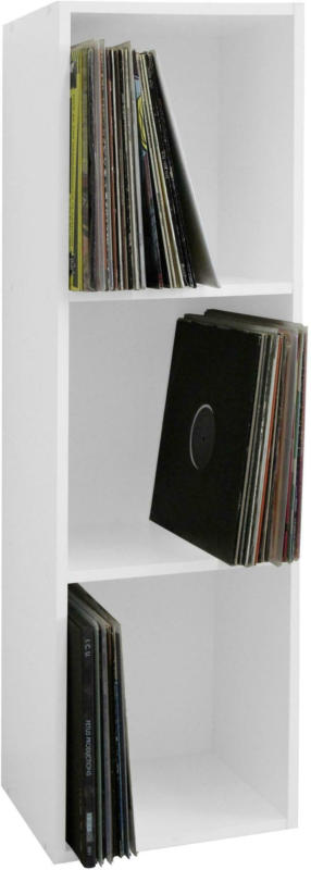Schallplattenregal in Weiß 'Platto B : 34 CM'