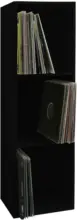 mömax Schallplattenregal in Schwarz 'Platto B: 34 CM'
