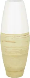 Vase Naturelle Weiß/Natur