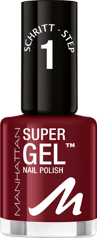 MANHATTAN Cosmetics Nagellack Super Gel Nail Polish Moody Mahagony 690