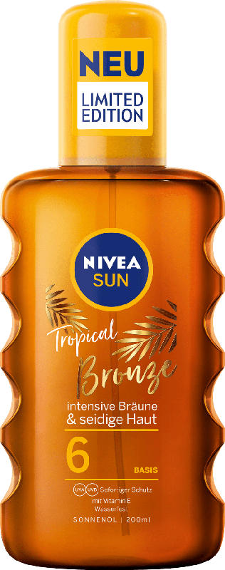 NIVEA SUN Sonnenöl-Spray tropical bronze LSF 6