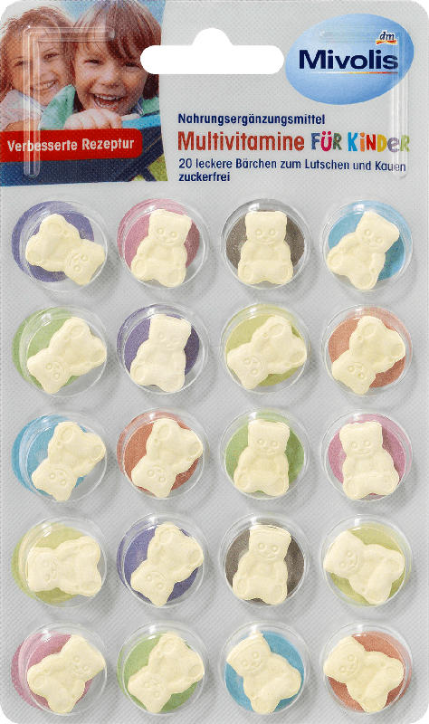Multivitamine für Kinder, Lutschtabletten 20 St.