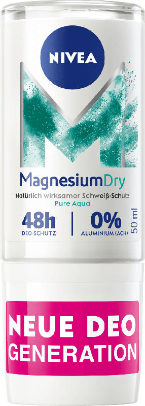 NIVEA Deo Roll On Magnesium Dry Pure Aqua