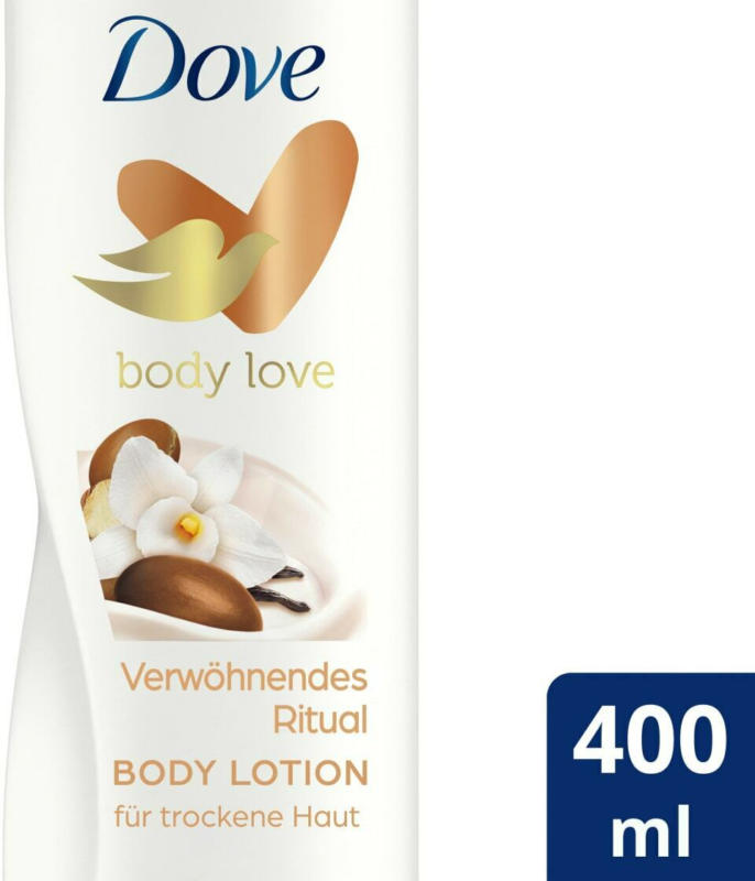 Dove Bodylotion Verwöhnendes Ritual mit Sheabutter und Vanilleduft