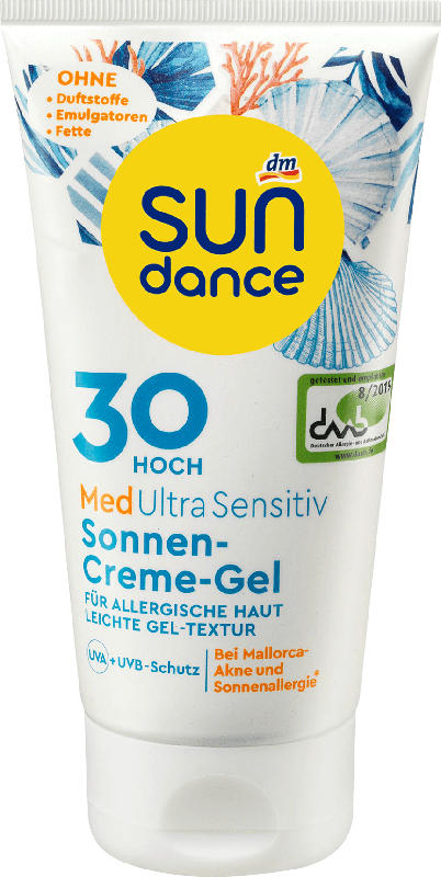 SUNDANCE Sonnencreme Gel, MED ultra sensitiv, LSF 30