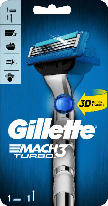 Gillette Turbo Apparat + 1 Klinge