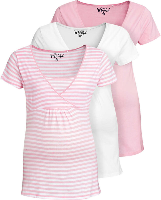 3 Damen Umstandsshirts im Set (Nur online)