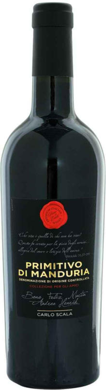 Carlo Scala Primitivo di Manduria DOC 75 cl - 6 pezzi