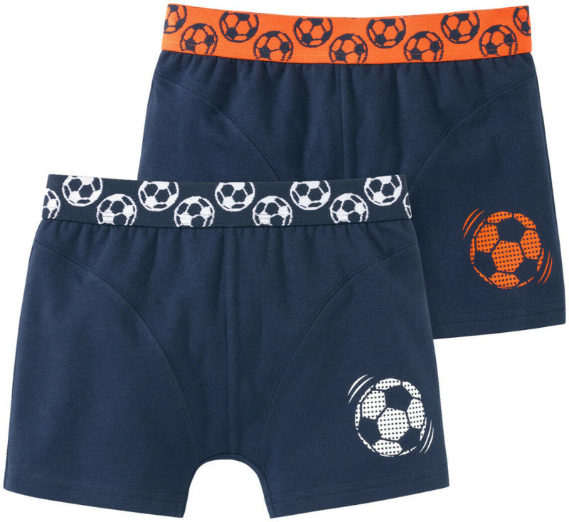 2 Jungen Boxer mit Fußball-Motiv (Nur online)