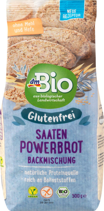 dmBio Saaten-Powerbrot Backmischung glutenfrei