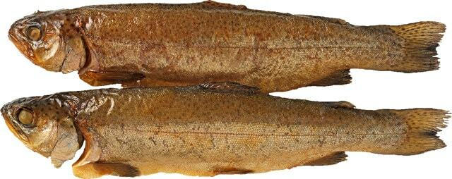 Geräucherte Forellen
