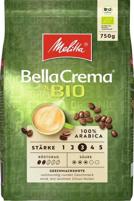 Melitta Bella Crema Kaffee Bio