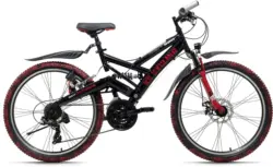 Kinderfahrrad MTB Fully 24' Crusher RH 42cm