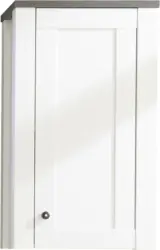 Hängeschrank in Braun/Weiss 'Antwerpen'