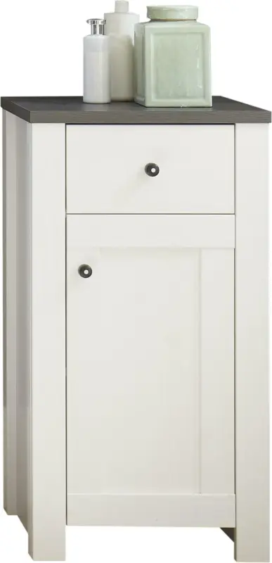 Unterschrank in Braun/Weiss 'Antwerpen'