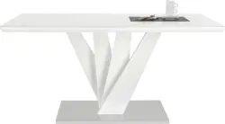 Esstisch in Weiß Hochglanz