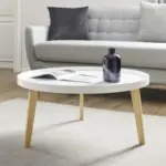 mömax Couchtisch 'Mick', Ø ca.78cm, weiß