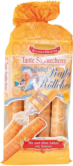 Butter-Waffel-Röllchen