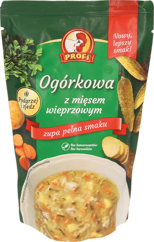 Gurkensuppe mit Schweinefleisch
