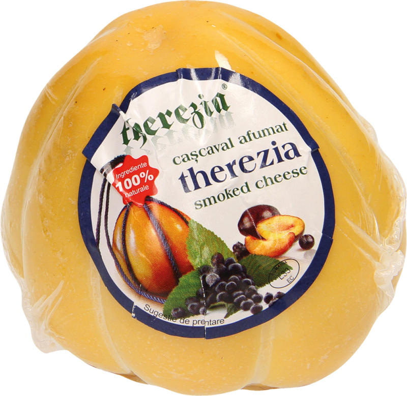 Rumänischer Schnittkäse - geräuchert - Fettstufe