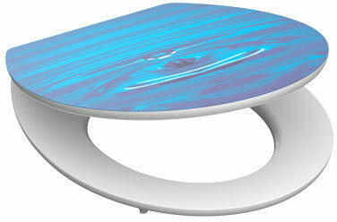 SCHÜTTE-MDF-High-Gloss-WC-Sitz »Tropfen«
