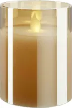 mömax Windlicht Mira in Weiß/Champagner