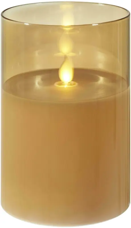 Windlicht Mira in Champagnerfarben