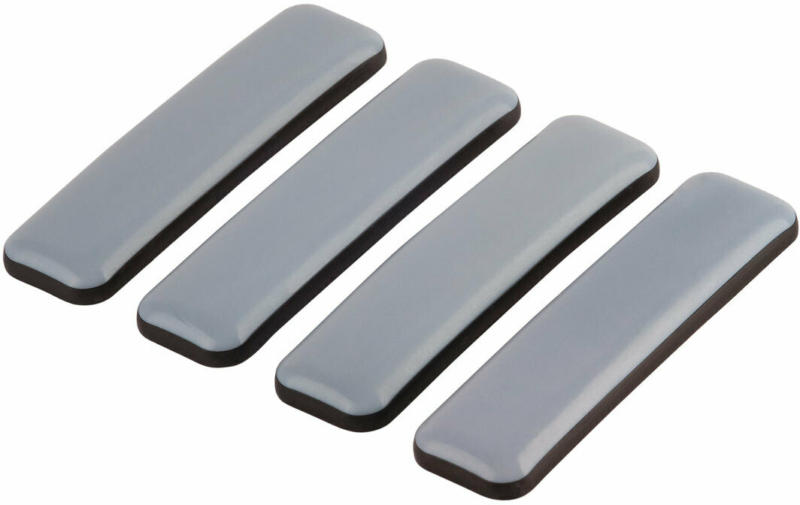 Universalgleiter „Easy Glider“, klebend, 7x1,9cm, grau, 4 Stück