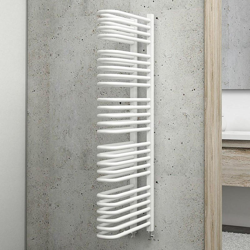 Design-Heizkörper „Porto“, 1200x130 mm, alpinweiß