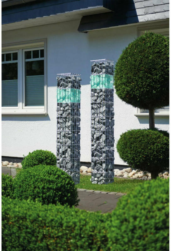 Gabionen-Säule 25x160x25 cm 160 cm | 25 cm