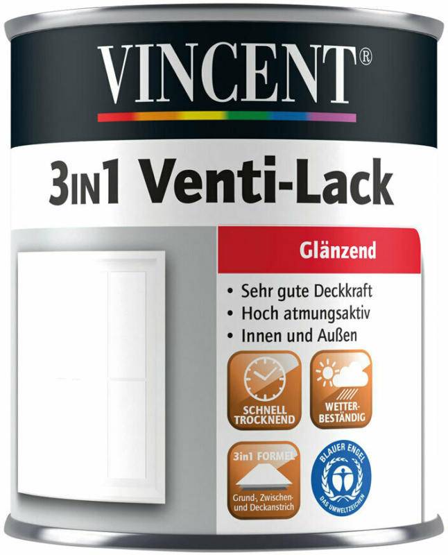 3in1 Venti-Lack, Glänzend, 0,75 L 0,75 L | Glänzend