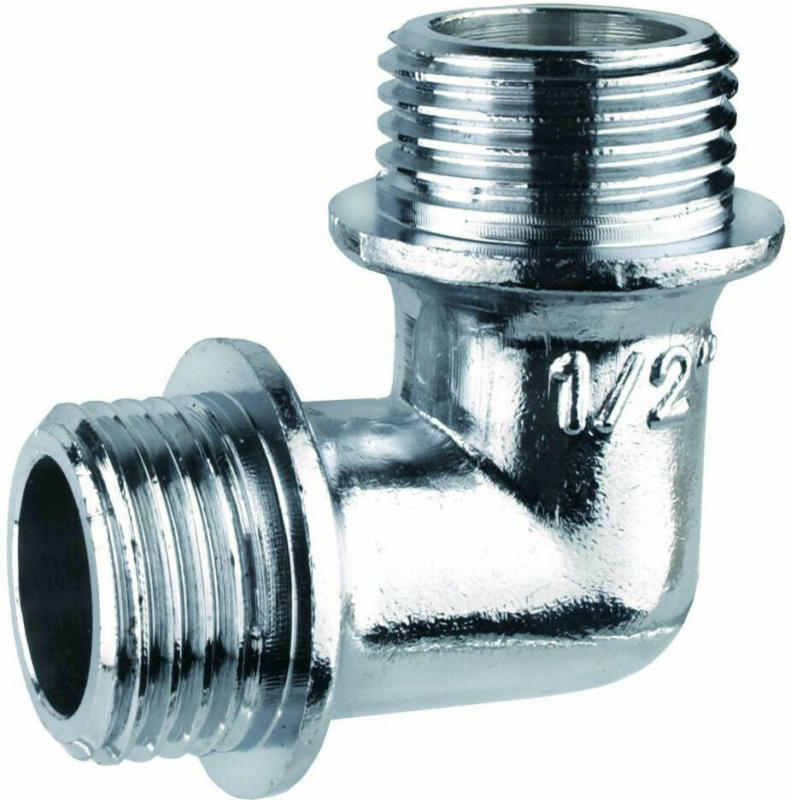 Winkel 1/2" AG, chrom